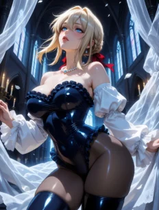 Violet Evergarden hentai ai SFW preview 11