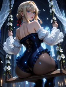 Violet Evergarden hentai ai SFW preview 15