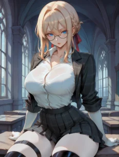 Violet Evergarden hentai ai SFW preview 16