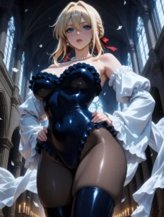 Violet Evergarden hentai ai SFW preview 18