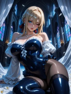 Violet Evergarden hentai ai SFW preview 3
