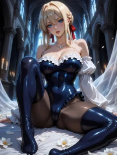 Violet Evergarden hentai ai SFW preview 5