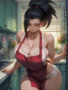 Yaoyorozu Momo hentai ai SFW preview 1