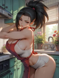 Yaoyorozu Momo hentai ai SFW preview 25
