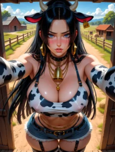 Boa Hancock hentai ai SFW preview 16