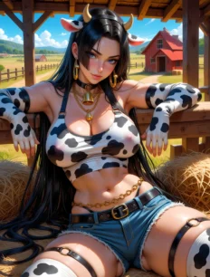 Boa Hancock hentai ai SFW preview 4