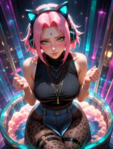 Haruno Sakura hentai ai SFW preview 4