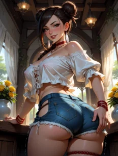 Tenten hentai ai SFW preview 13