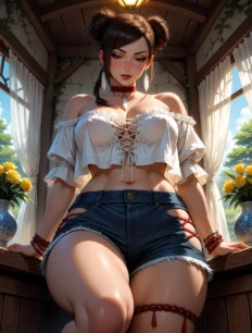 Tenten hentai ai SFW preview 19