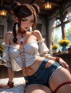 Tenten hentai ai SFW preview 7
