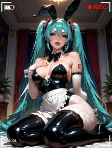 Hatsune Miku hentai ai SFW preview 10