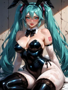 Hatsune Miku hentai ai SFW preview 1