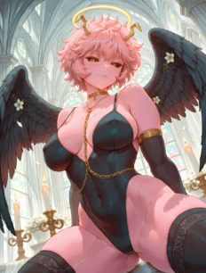 Ashido Mina hentai ai SFW preview 10