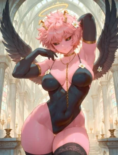 Ashido Mina hentai ai SFW preview 11