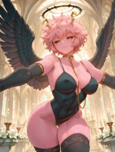 Ashido Mina hentai ai SFW preview 14