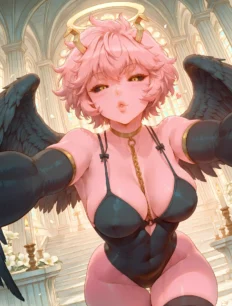 Ashido Mina hentai ai SFW preview 17