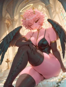 Ashido Mina hentai ai SFW preview 29