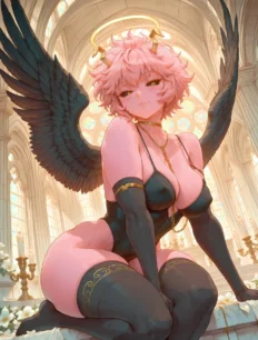 Ashido Mina hentai ai SFW preview 3