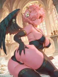 Ashido Mina hentai ai SFW preview 7