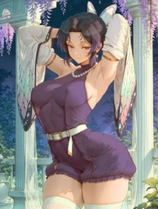 Kochou Shinobu hentai ai SFW preview 12