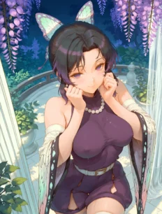 Kochou Shinobu hentai ai SFW preview 17