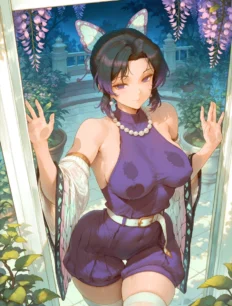 Kochou Shinobu hentai ai SFW preview 18