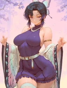 Kochou Shinobu hentai ai SFW preview 1