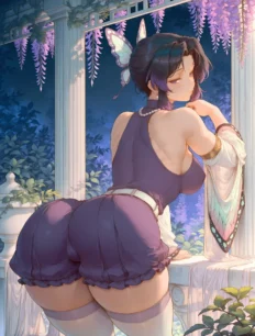Kochou Shinobu hentai ai SFW preview 23