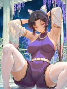 Kochou Shinobu hentai ai SFW preview 3