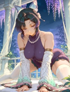Kochou Shinobu hentai ai SFW preview 8