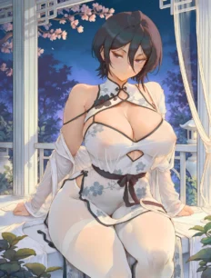Kuchiki Rukia hentai ai SFW preview 15