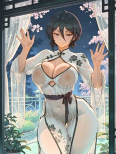 Kuchiki Rukia hentai ai SFW preview 1