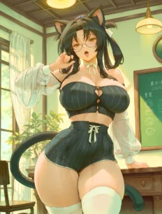 Kuroka hentai ai SFW preview 15