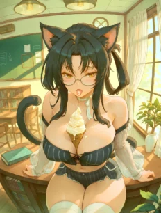 Kuroka hentai ai SFW preview 4