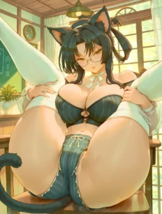 Kuroka hentai ai SFW preview 7