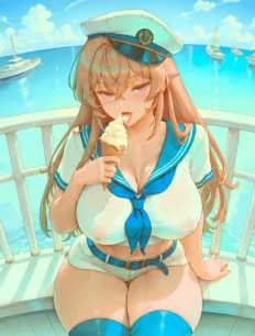 Nakiri Erina hentai ai SFW preview 15
