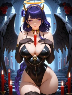 Raiden Shogun hentai ai SFW preview 24