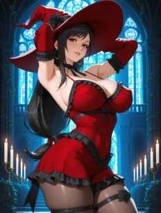 Tifa Lockhart hentai ai SFW preview 12