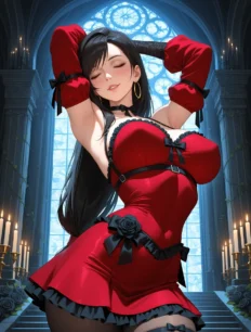 Tifa Lockhart hentai ai SFW preview 1