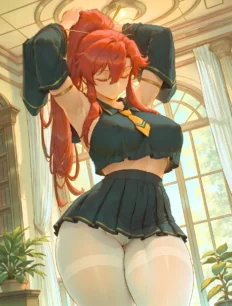 Yoko Littner hentai ai SFW preview 12