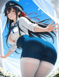 Yukinoshita Yukino hentai ai SFW preview 10