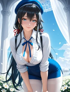 Yukinoshita Yukino hentai ai SFW preview 14