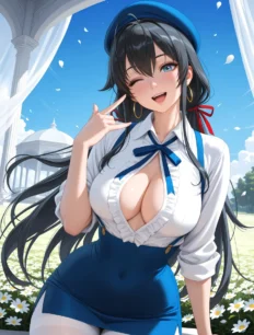 Yukinoshita Yukino hentai ai SFW preview 15