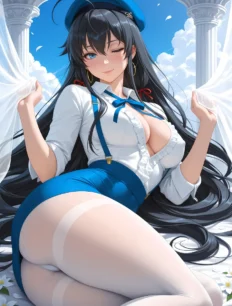 Yukinoshita Yukino hentai ai SFW preview 4