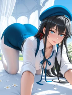 Yukinoshita Yukino hentai ai SFW preview 5