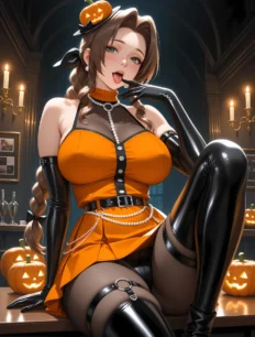 Aerith Gainsborough hentai ai SFW preview 4