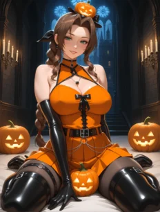 Aerith Gainsborough hentai ai SFW preview 5