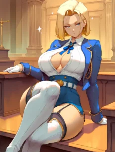 Android 18 hentai SFW preview 4