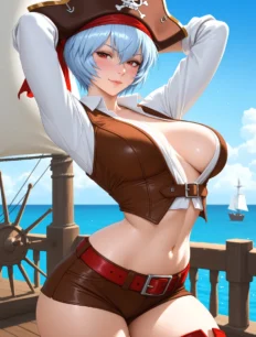 Rei Ayanami hentai ai SFW preview 10